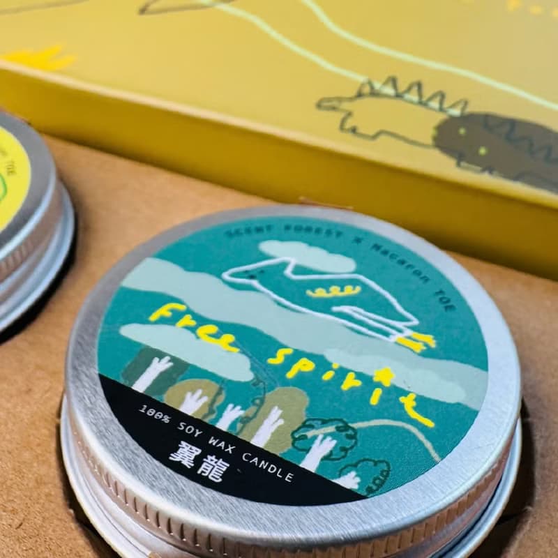 【全新聯名】馬卡龍腳趾x香氛森林聯名款30g大豆蠟燭
