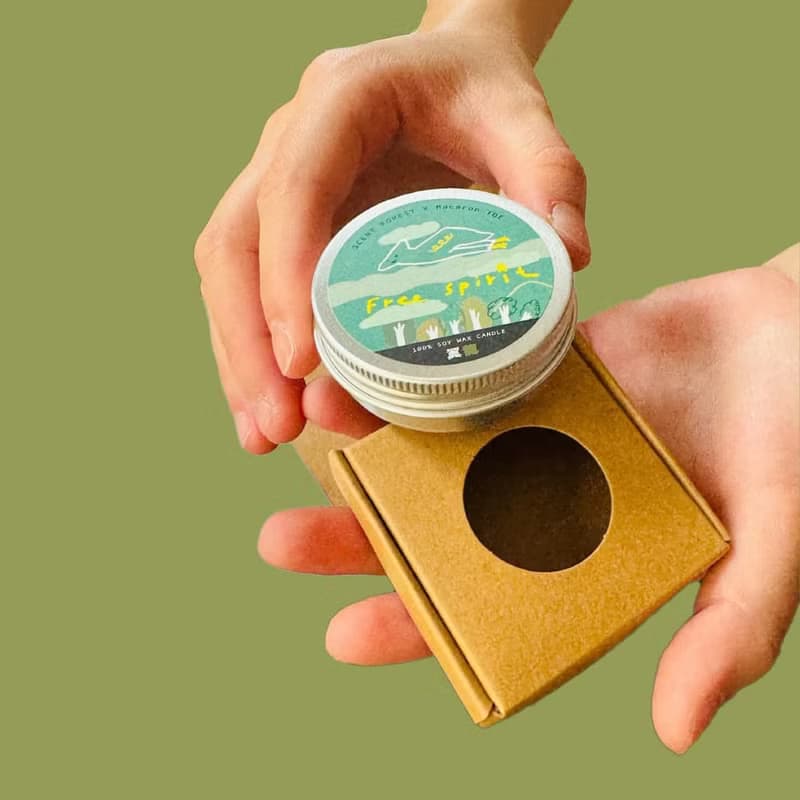 【全新聯名】馬卡龍腳趾x香氛森林聯名款30g大豆蠟燭