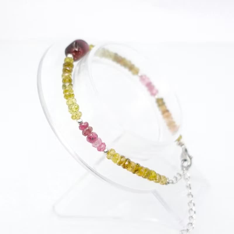 寶麗金珠寶-天然彩色碧璽手鍊