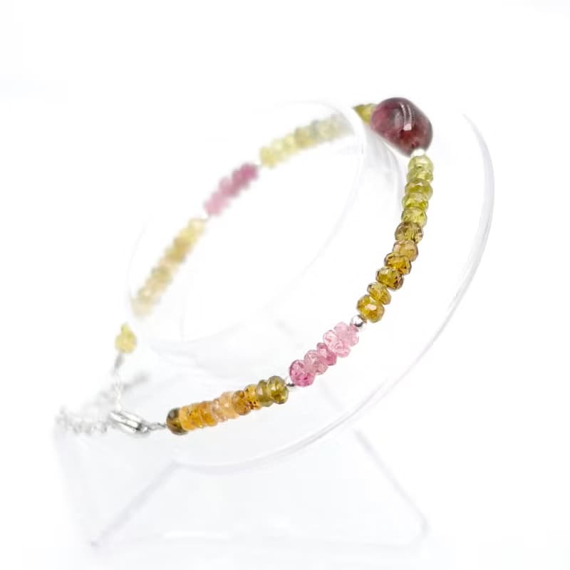 寶麗金珠寶-天然彩色碧璽手鍊