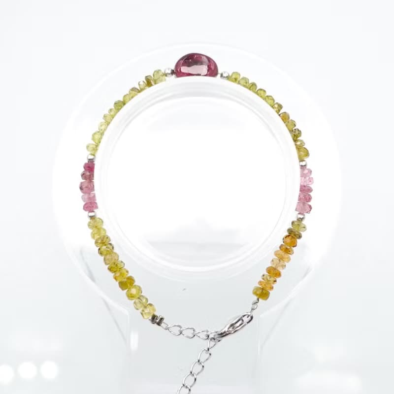 寶麗金珠寶-天然彩色碧璽手鍊