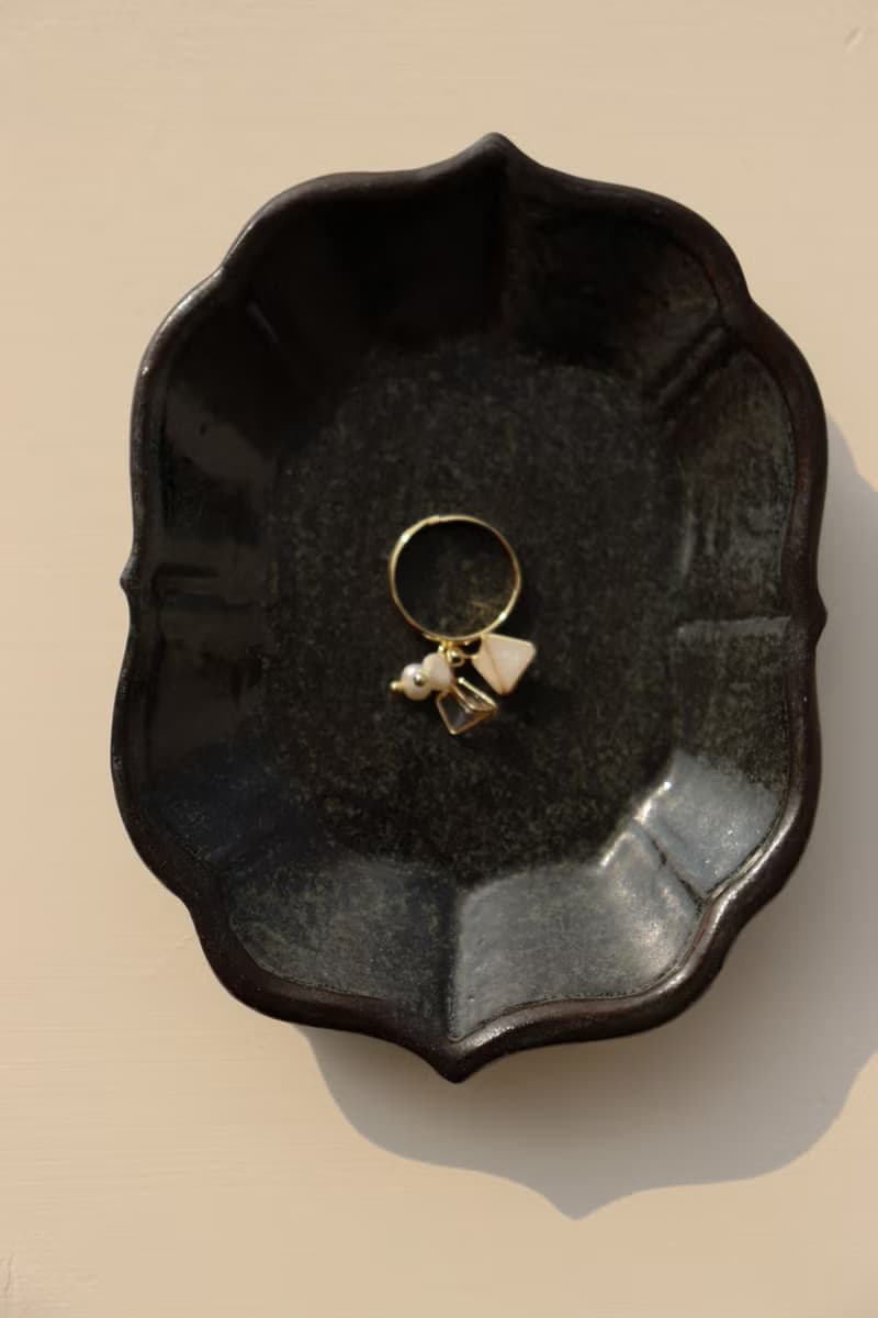 2021小行星戒指/可調整型 戒指 天然珍珠 樹脂 可愛 送禮 情人節