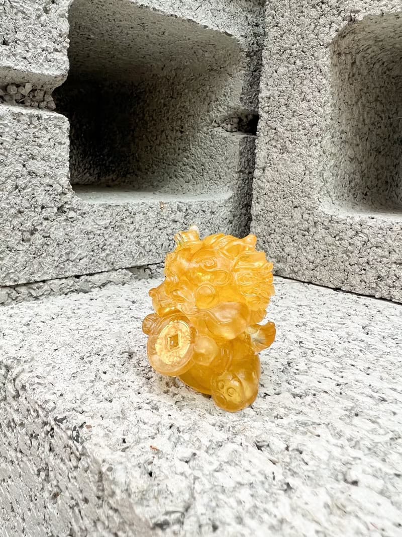 水晶擺飾【吞金獸 黃水晶】招財 偏財運 增加行動力