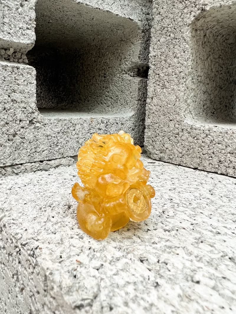 水晶擺飾【吞金獸 黃水晶】招財 偏財運 增加行動力