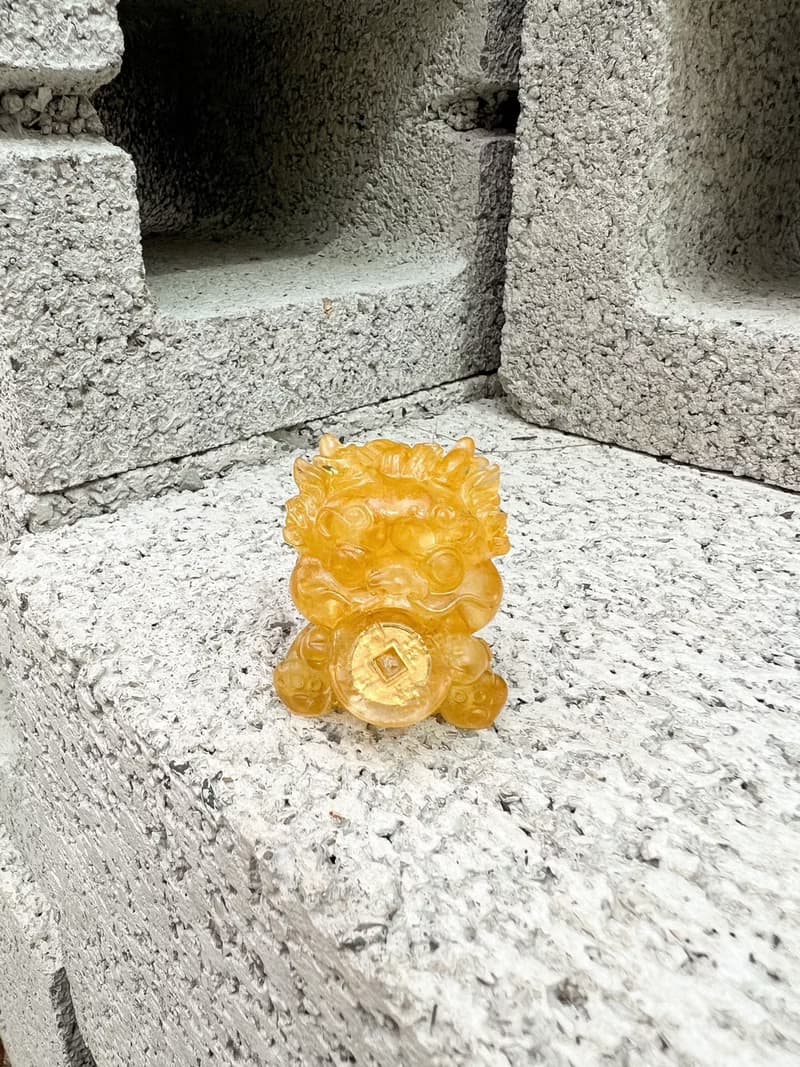 水晶擺飾【吞金獸 黃水晶】招財 偏財運 增加行動力