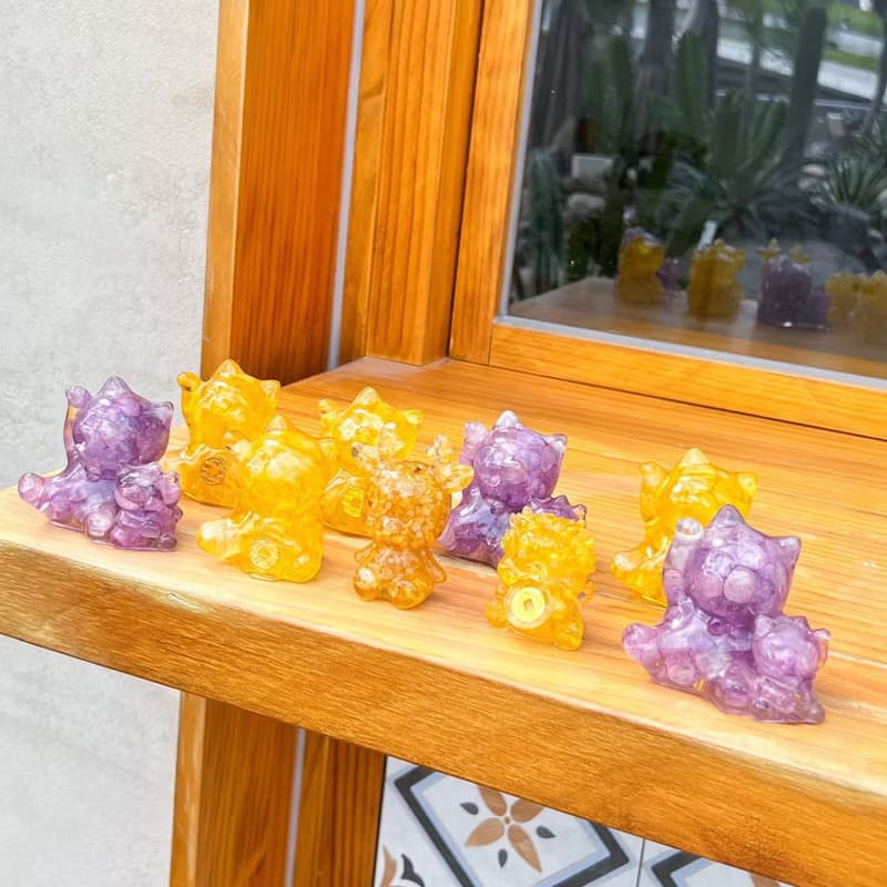 水晶擺飾【吞金獸 黃水晶】招財 偏財運 增加行動力