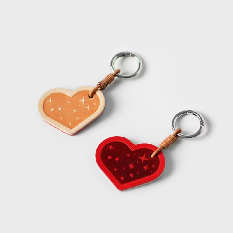 HUANGS 艸一田人【NFC 功能】愛心鑰匙圈 吊飾 禮物