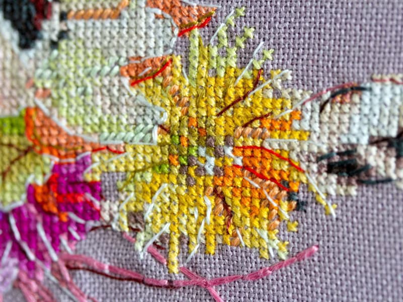 【數位】Watercolor Boho Bouquet - PDF cross stitch pattern