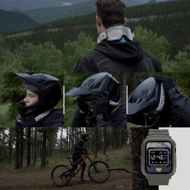 Apple Watch9/8/7/6/5/4/SE透氣防震一體成形軍規錶帶40-45mm