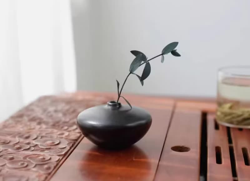 實木小花瓶   藝術裝飾花器  小微型  聖誕節慶插花