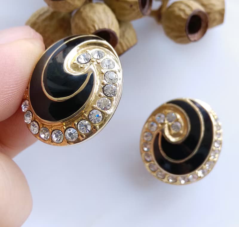 Vintage Jewelry 西洋古董飾品 經典摩登 知性  針式耳環