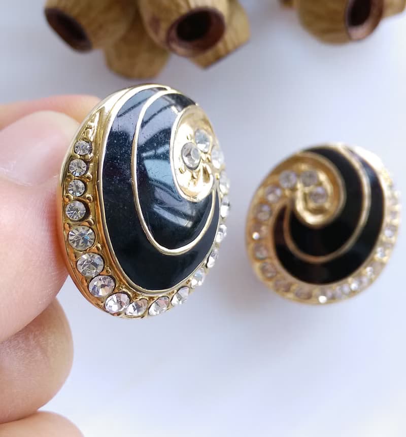 Vintage Jewelry 西洋古董飾品 經典摩登 知性  針式耳環