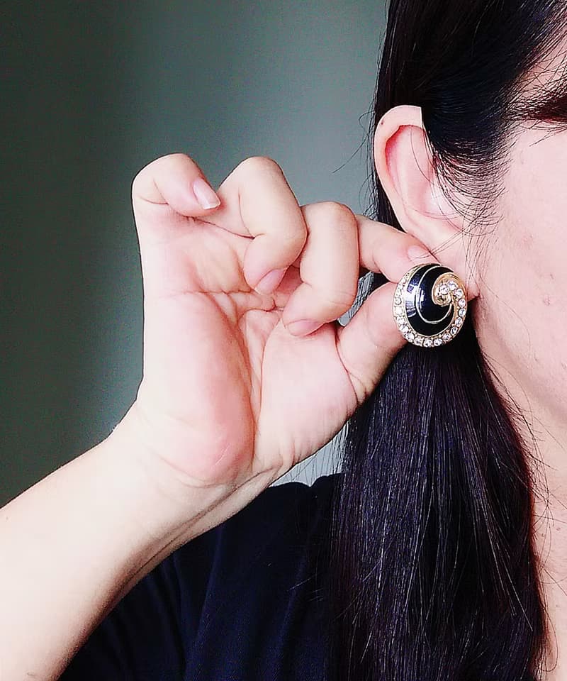 Vintage Jewelry 西洋古董飾品 經典摩登 知性  針式耳環