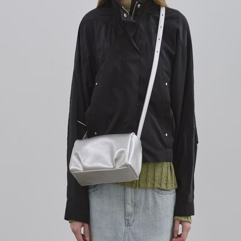 韓國製 MUR Bento bag 手袋/單肩包/上肩袋/手提袋 Silver