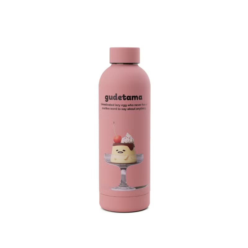 冷熱保溫瓶 隨行杯-蛋黃哥-布丁 (500ml)