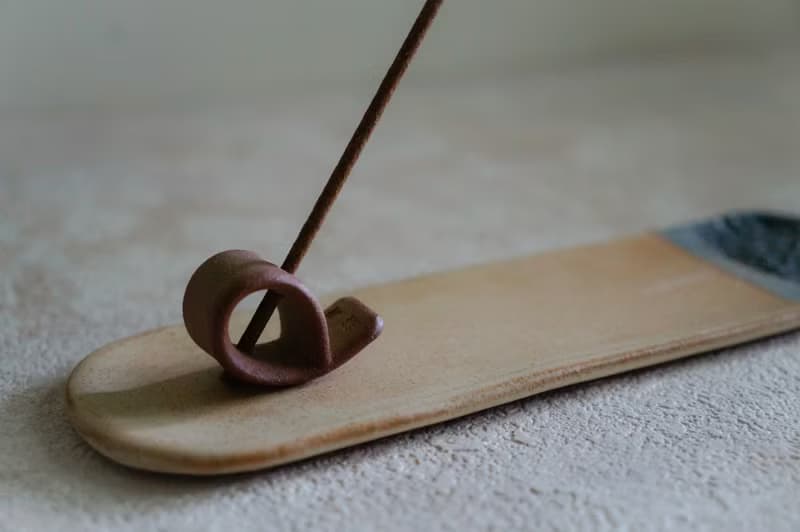 【米藍疊色】長形香盤/線香座