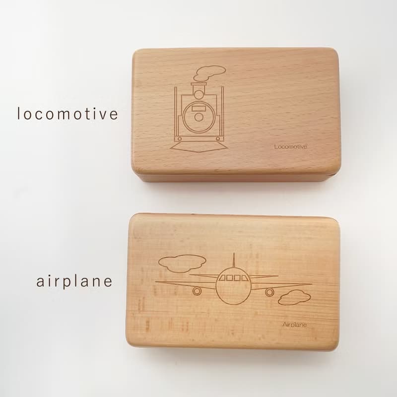 buna Natural Wood Norimono Lunchbox 450ml Bento Bentobox Kids Gift Present Japan
