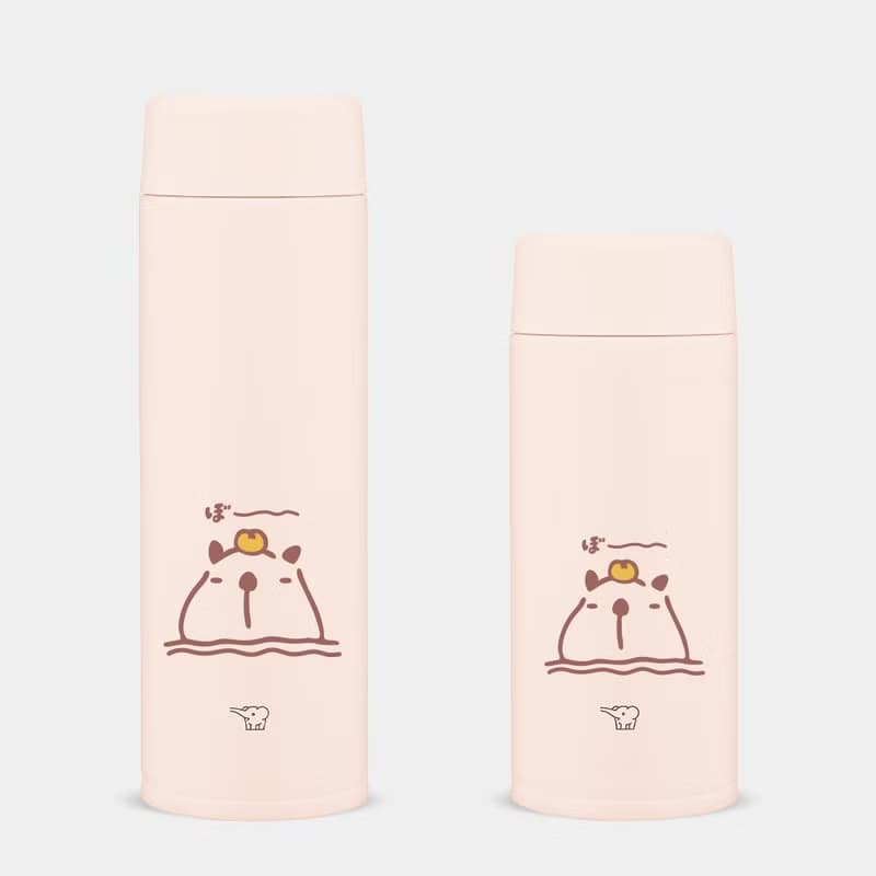 【禮物推薦】水豚君 象印不鏽鋼 保溫瓶 PU009