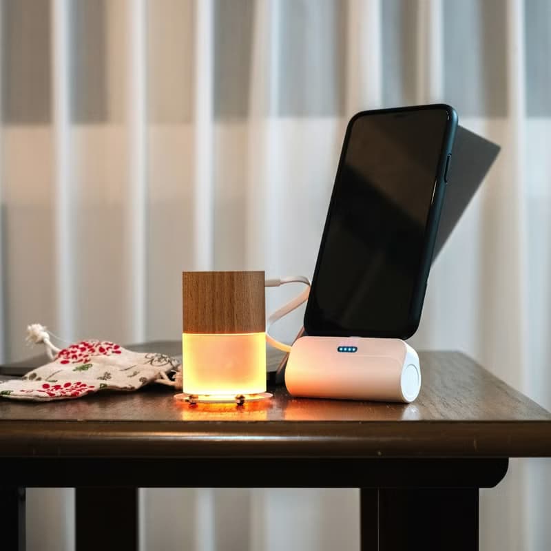 【夏隅香氛系列】CO2感測健康燈禮盒 5ml複方精油2入組