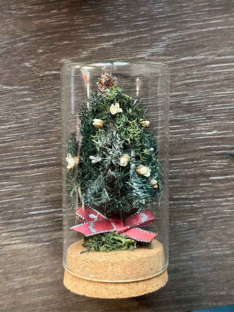 【永生雪松聖誕樹】永生雪松/聖誕節/玻璃花/交換禮物