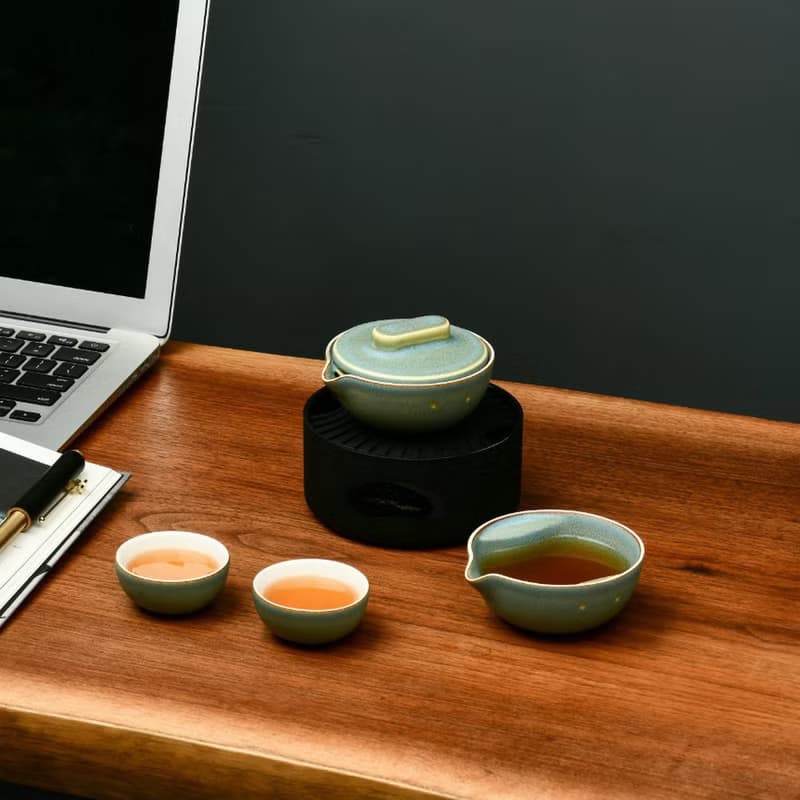 故宮宮廷文化 | 千里江山茶具 便攜茶杯 紅點獎 聖誕禮物