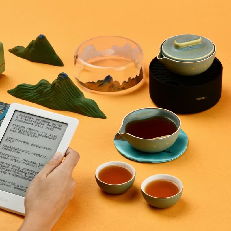 故宮宮廷文化 | 千里江山茶具 便攜茶杯 紅點獎 聖誕禮物