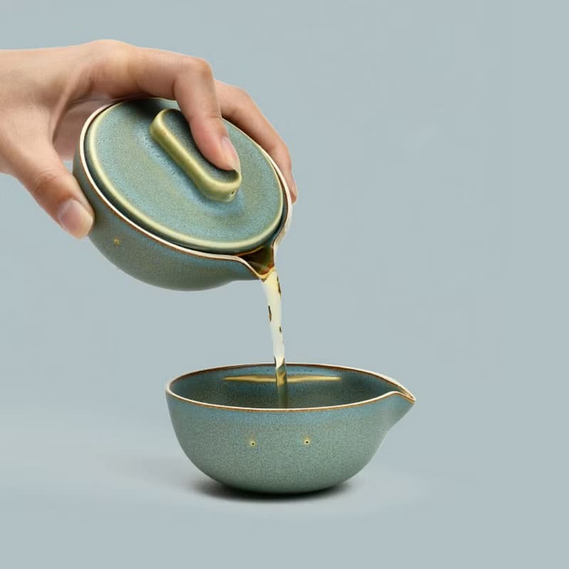 故宮宮廷文化 | 千里江山茶具 便攜茶杯 紅點獎 聖誕禮物