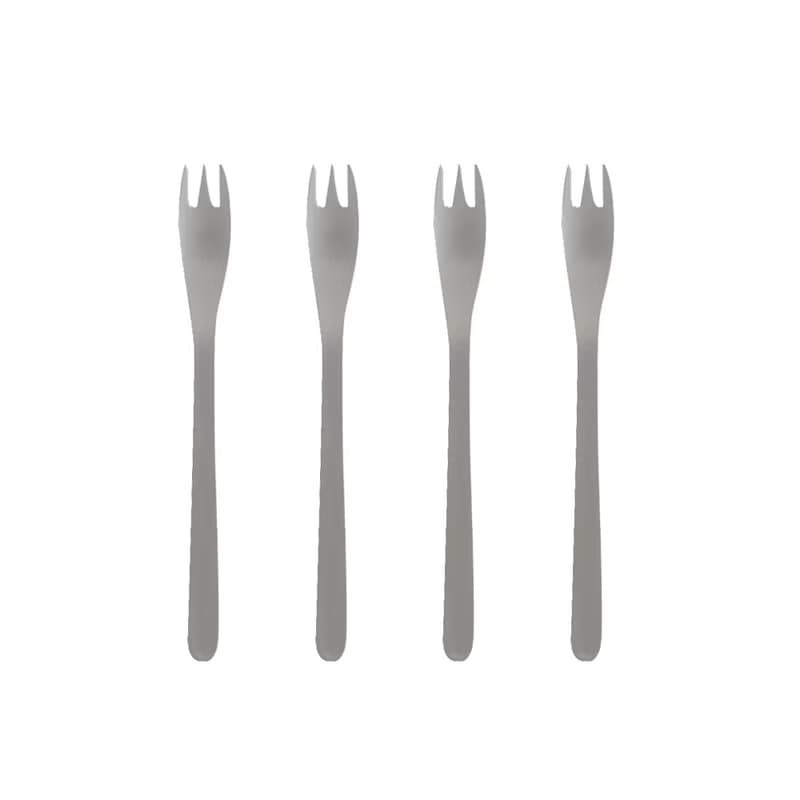 【柳宗理】 1250蛋糕叉L15cm-4入