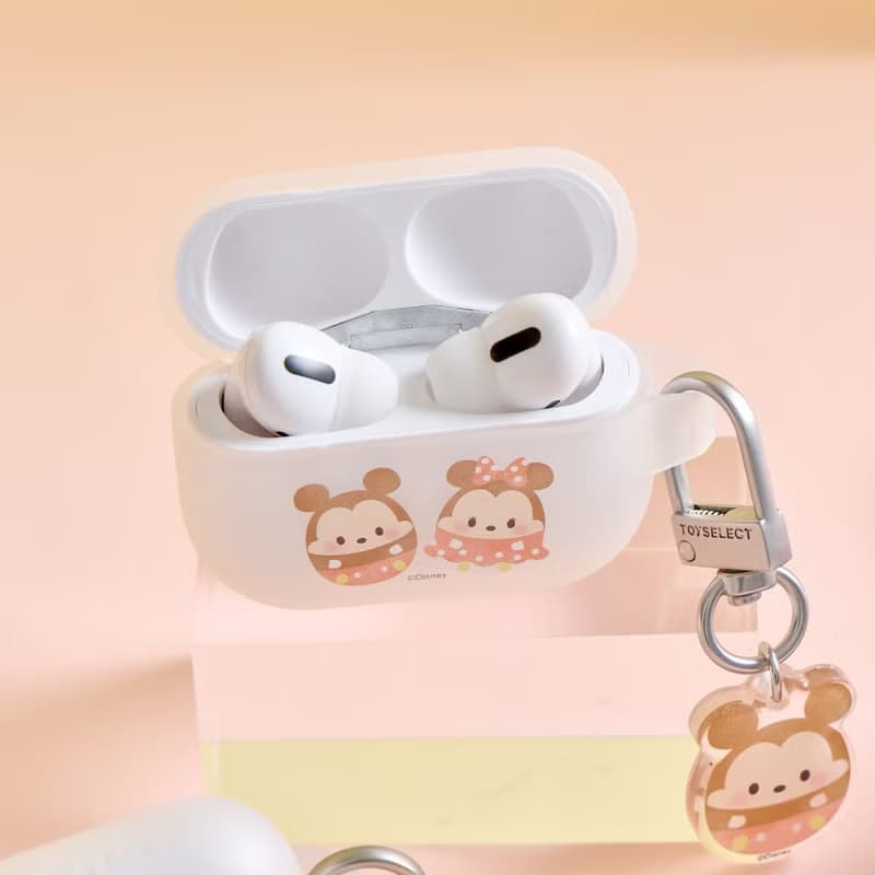 Disney Ufufy-米奇與米妮款強悍防摔AirPods保護套(附吊飾)