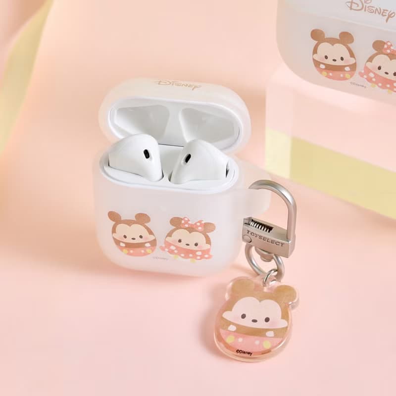 Disney Ufufy-米奇與米妮款強悍防摔AirPods保護套(附吊飾)