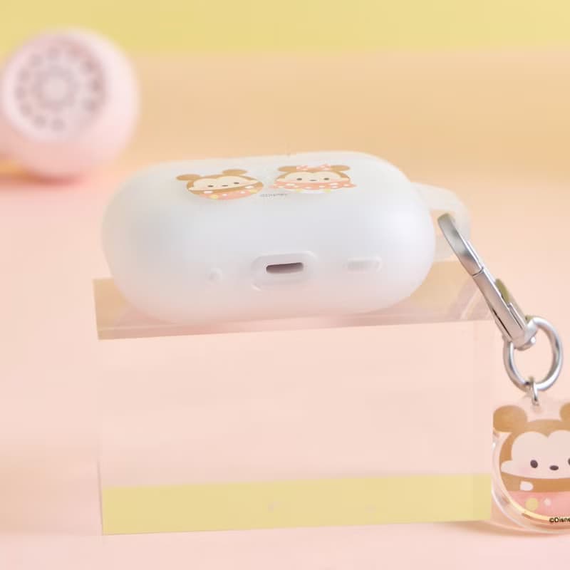 Disney Ufufy-米奇與米妮款強悍防摔AirPods保護套(附吊飾)