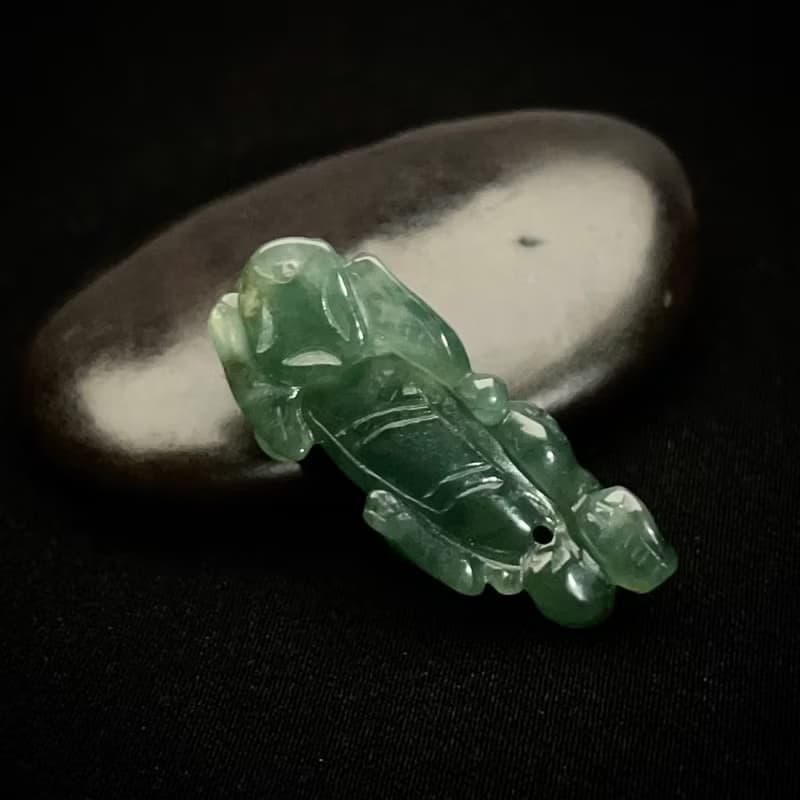 【招財神獸】冰綠翡翠貔貅擺飾 | 天然緬甸玉翡翠A貨