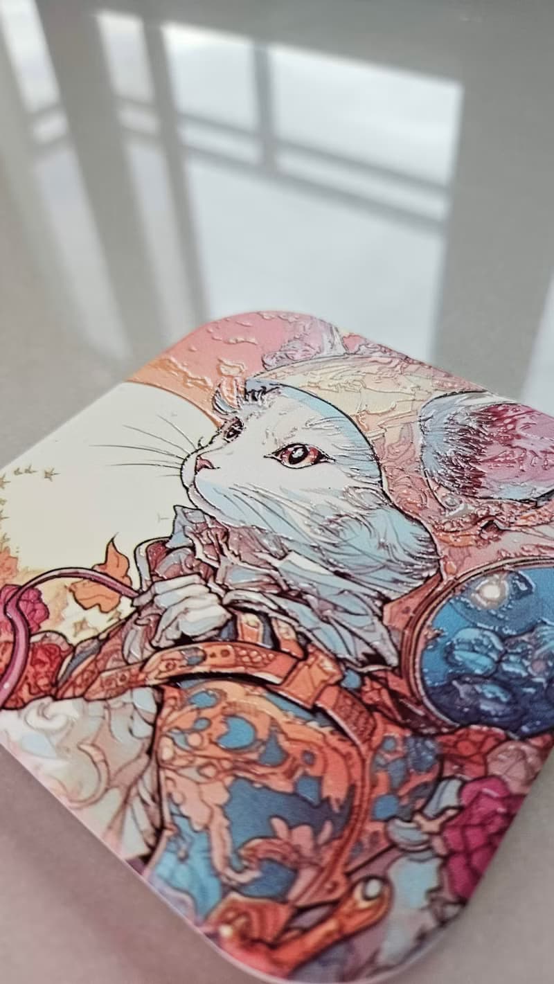飛行貓-陶瓷杯墊-動物奇幻系列