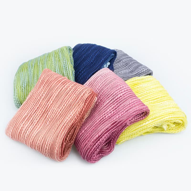 卓也藍染 - 植物染毛線烏干紗圍巾