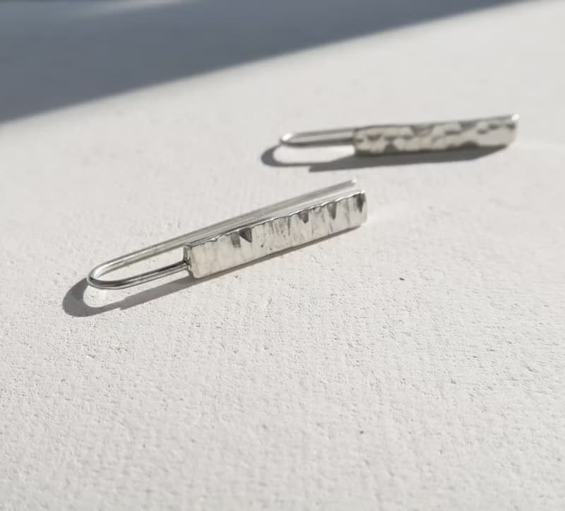 925純銀 波光 輕耳飾 耳環