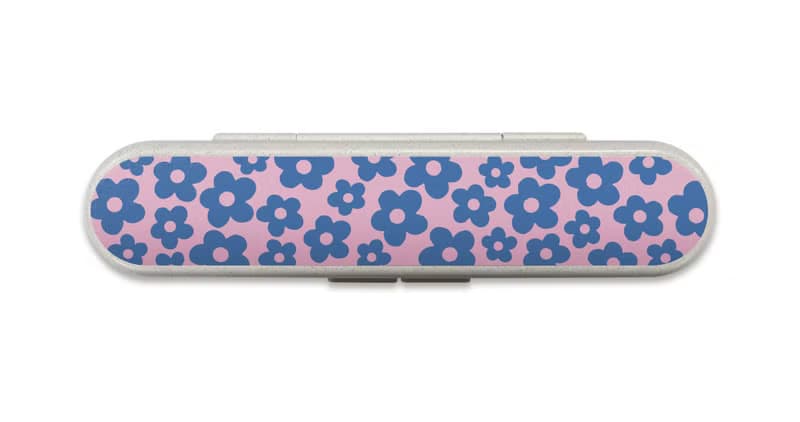 環保餐具套裝 藍花海 Blue Floral Pattern