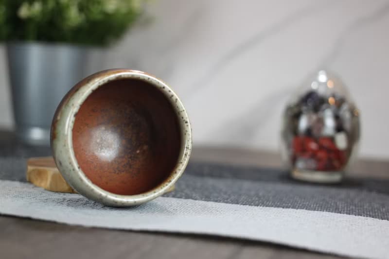 【送禮好物】100ml 天目釉 柴燒茶杯 鶯歌名家葉敏祥手工作品
