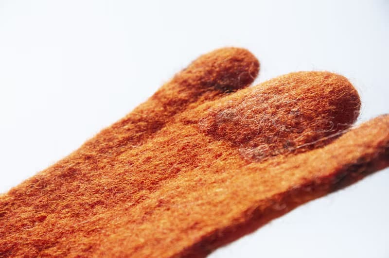 交換禮物 波希米亞森林系羊毛氈杯墊 動物濕氈杯墊-老虎吸水杯墊