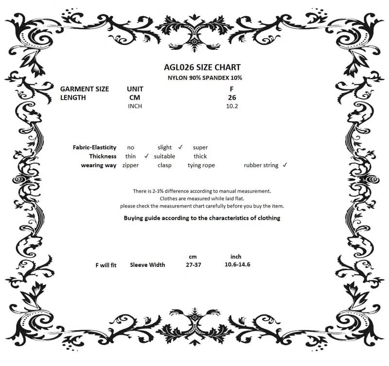 透視雕花蕾絲荷葉邊指環造型長版露指手套DARK IN LOVE台灣AGL026