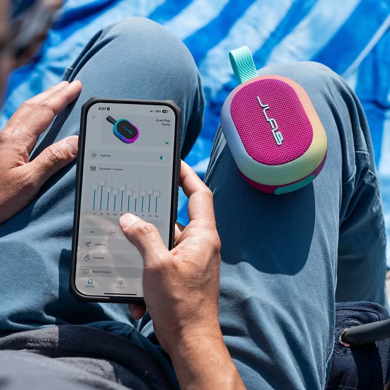 JLab Pop Party 無線藍牙喇叭 桃粉色