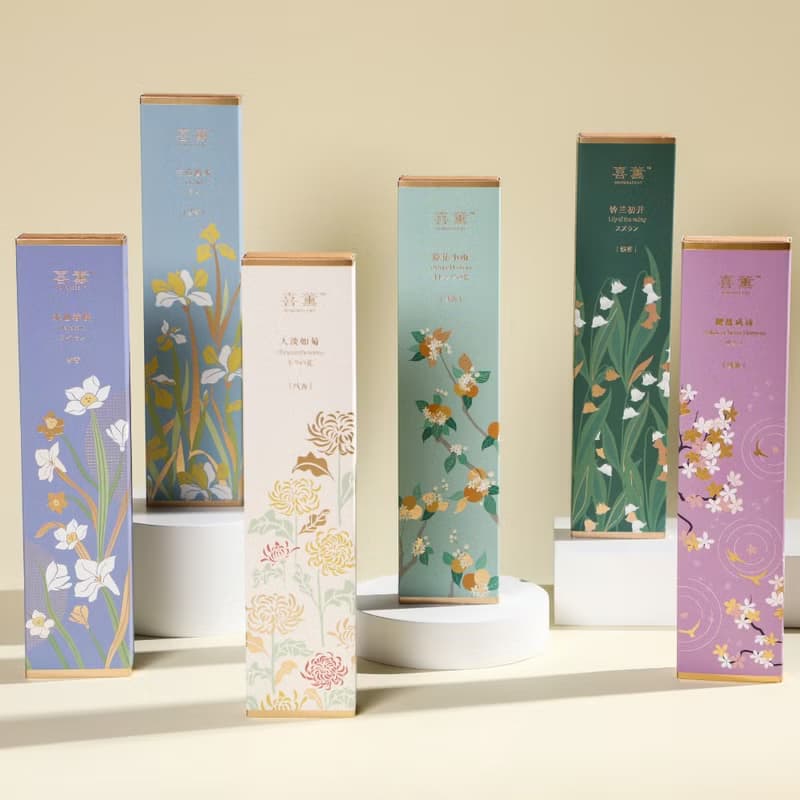 【錦花系列】天然花調線香│品味交換禮物 媽媽爸爸生日禮物
