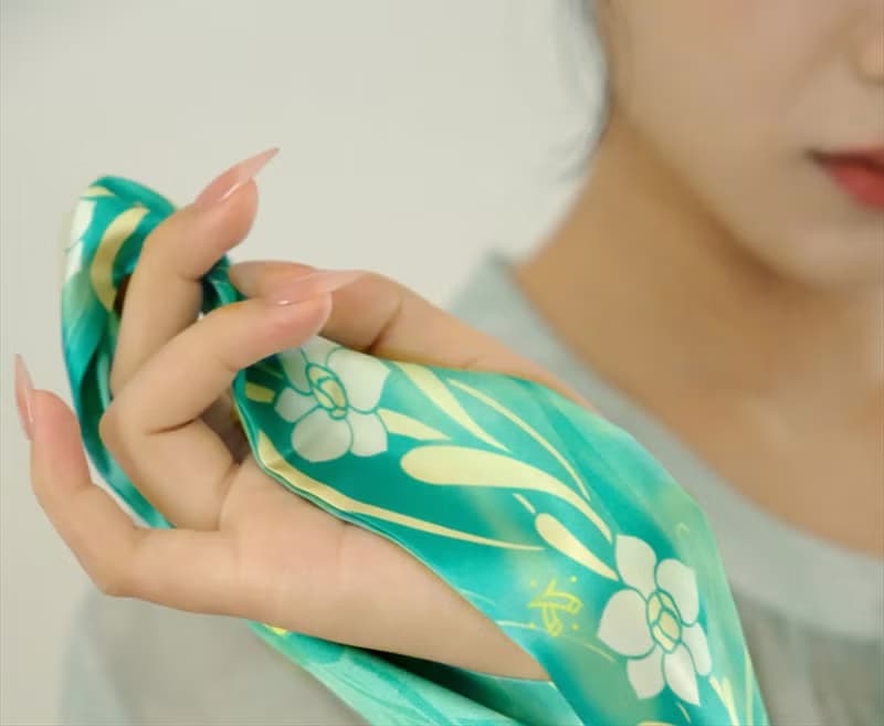 【 神仙骨水仙】新中式復古 漢服禮物絲巾
