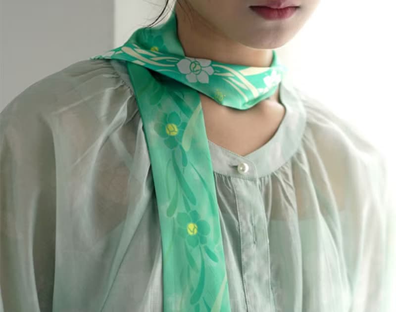 【 神仙骨水仙】新中式復古 漢服禮物絲巾