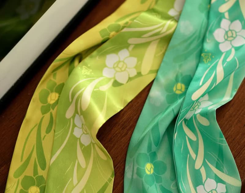 【 神仙骨水仙】新中式復古 漢服禮物絲巾