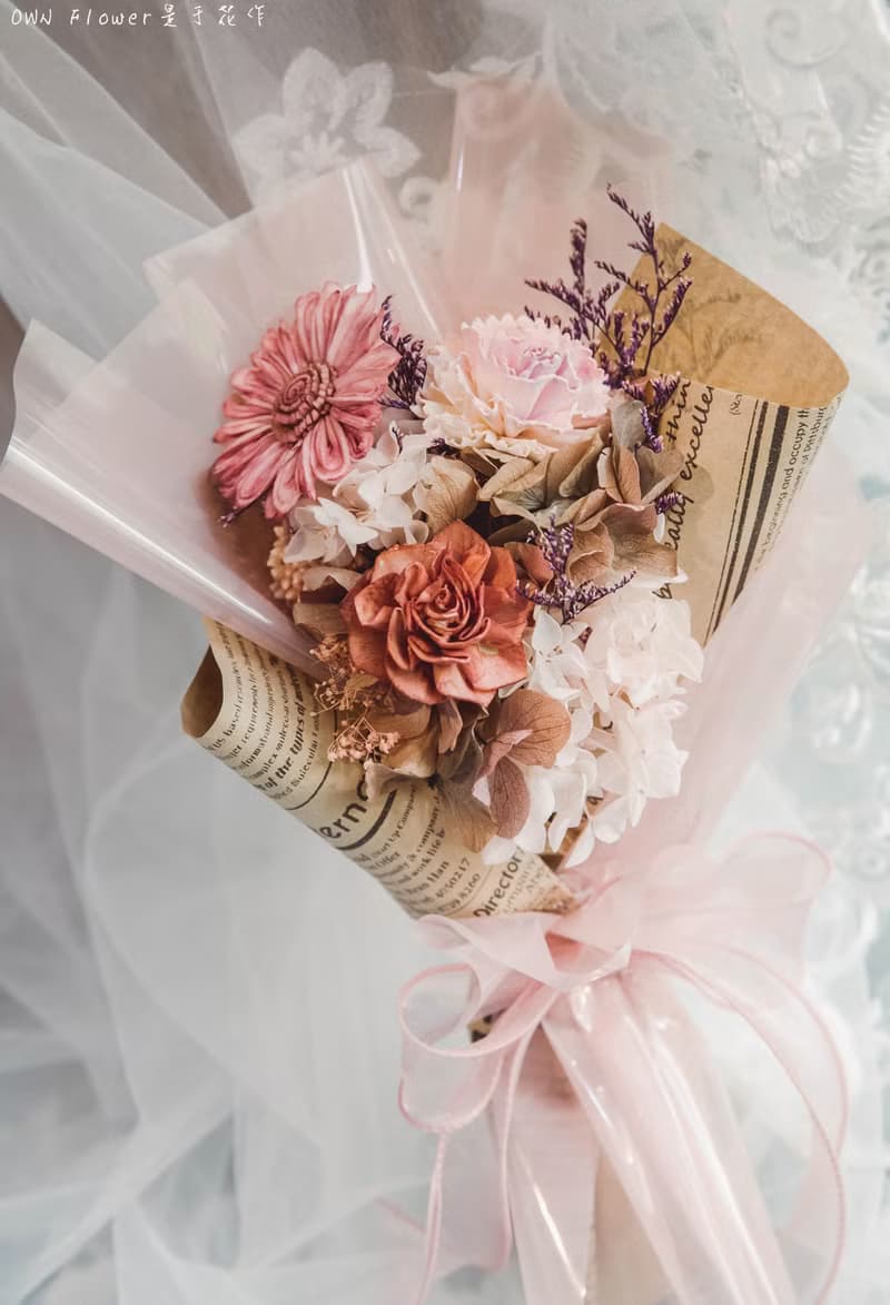 索拉不凋花束/教師節花束/情人節花束/畢業花束/母親節花束/花束