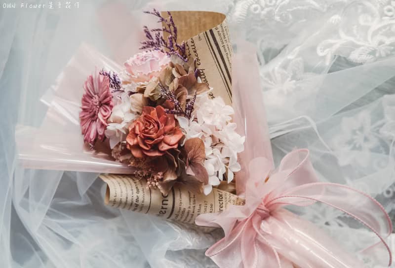 索拉不凋花束/教師節花束/情人節花束/畢業花束/母親節花束/花束