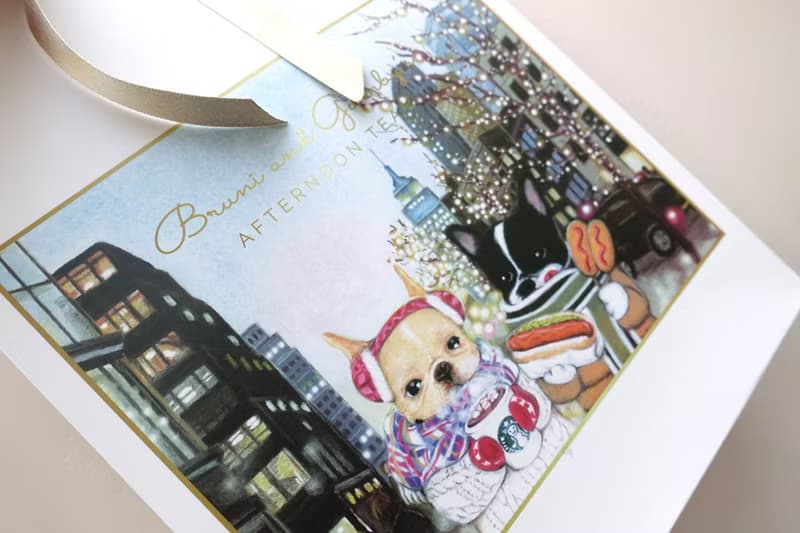 法鬥的聖誕禮物紙袋  1枚入