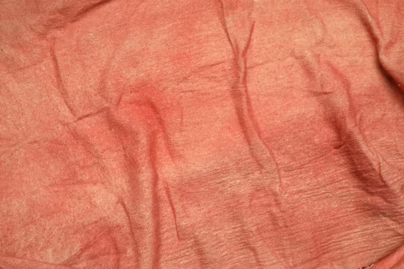 【畢業禮物】喀什米爾藝術手工染粉橘白雙色純羚羊絨圍巾pashmi