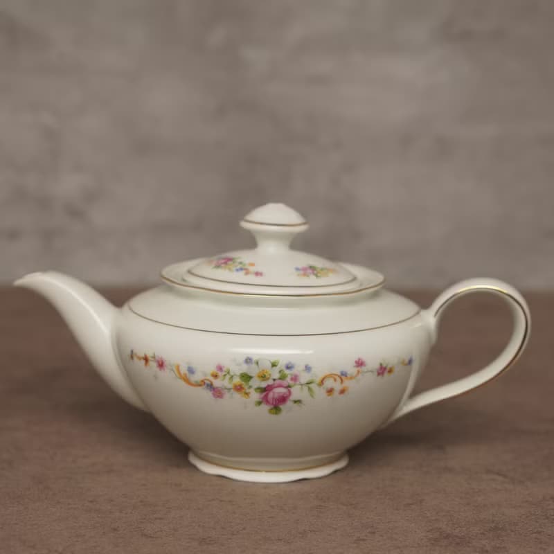荷蘭Geha野花描金雙人午茶組/茶具組