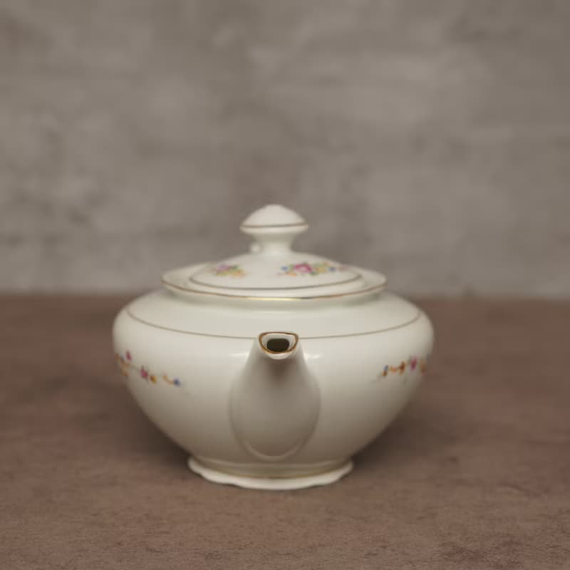 荷蘭Geha野花描金雙人午茶組/茶具組
